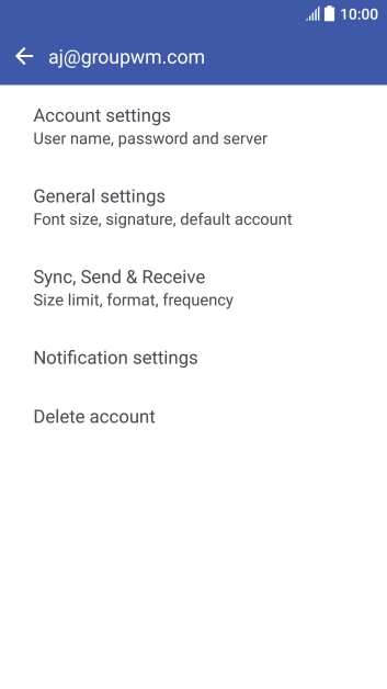 Press Sync, Send & Receive. Press Sync, Send & Receive.