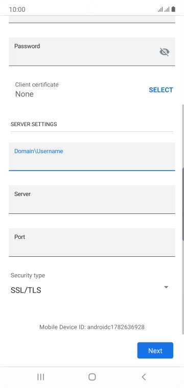 Press SELECT and follow the instructions on the screen to install the required certificate. Press SELECT and follow the instructions on the screen to install the required certificate.