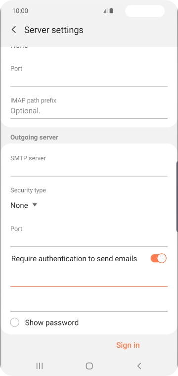 Press the second field below Press the second field below