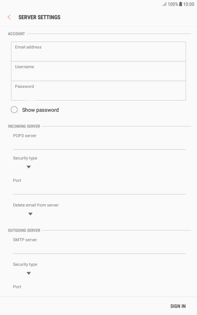 Press the field below Press the field below
