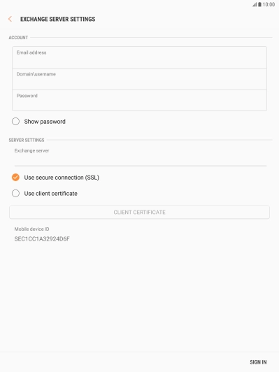 Press the field below Press the field below