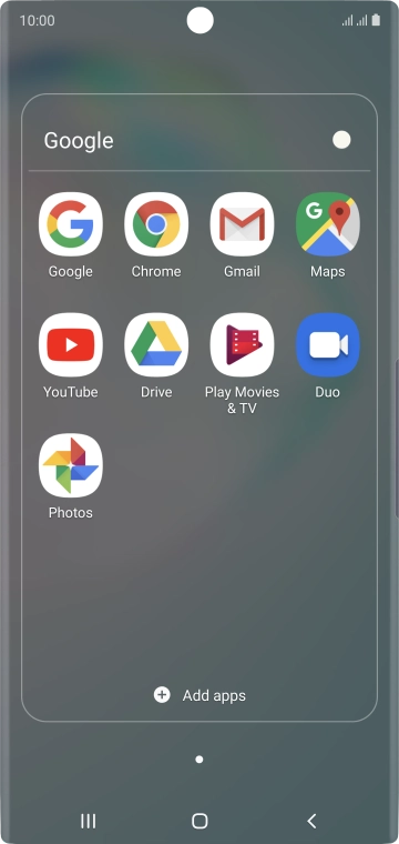 Press Gmail. Press Gmail.