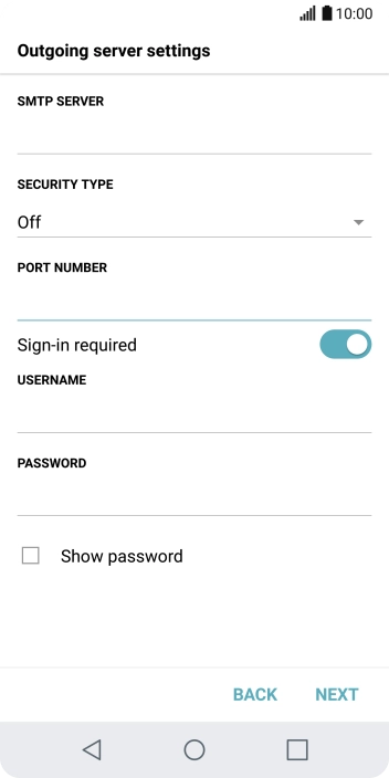 Press the indicator next to Press the indicator next to