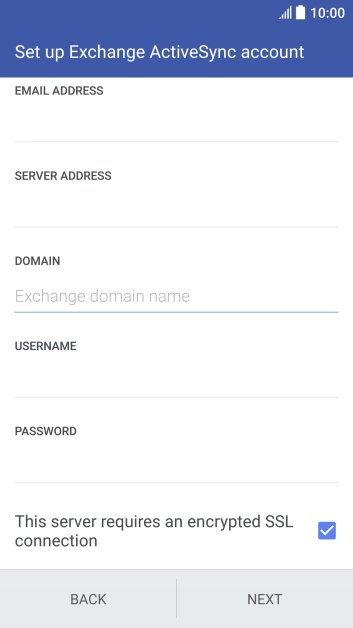 Press the field below Press the field below