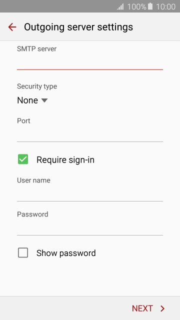 Press the field below Press the field below