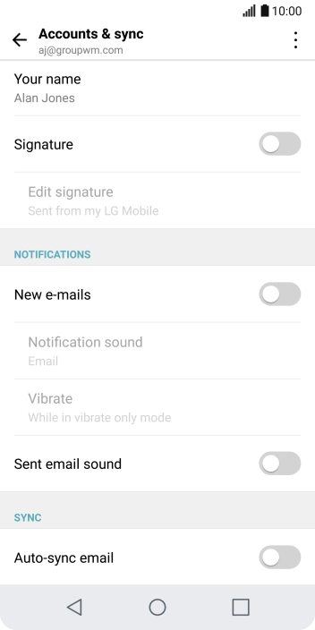 Press the indicator next to Press the indicator next to