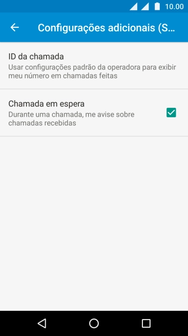 Pressione ID da chamada. Pressione ID da chamada.
