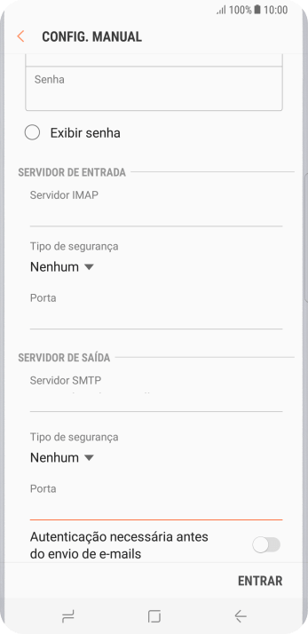 Pressione o indicador ao lado de Pressione o indicador ao lado de