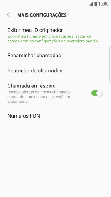 Pressione Encaminhar chamadas. Pressione Encaminhar chamadas.