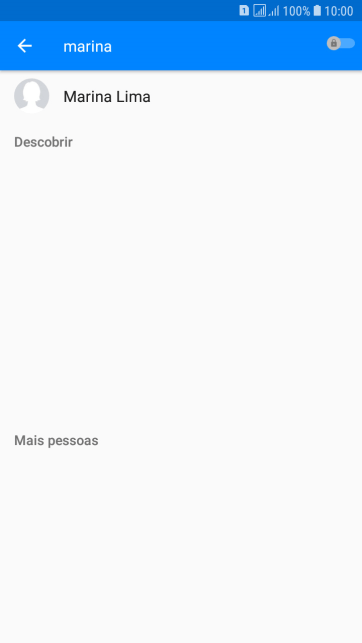 Pressione o contato desejado. Pressione o contato desejado.
