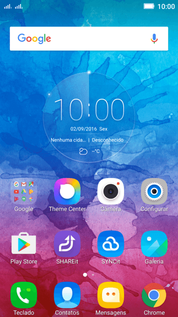 Pressione Play Store. Pressione Play Store.