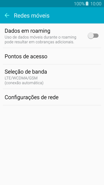 Pressione Pontos de acesso. Pressione Pontos de acesso.
