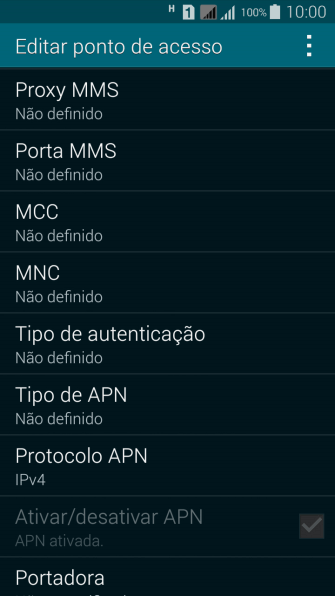Pressione Proxy MMS. Pressione Proxy MMS.
