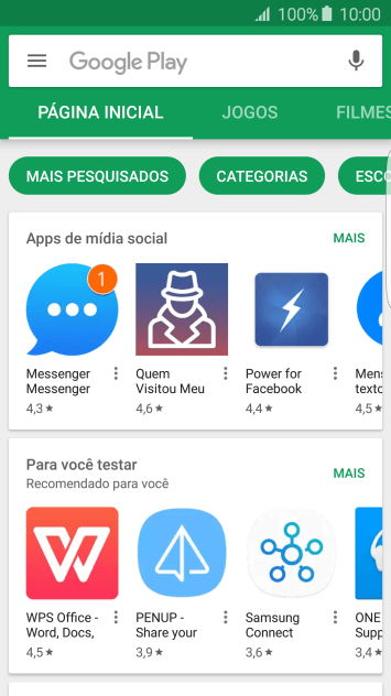 Deslize para a direita a partir do lado esquerdo da tela. Deslize para a direita a partir do lado esquerdo da tela.