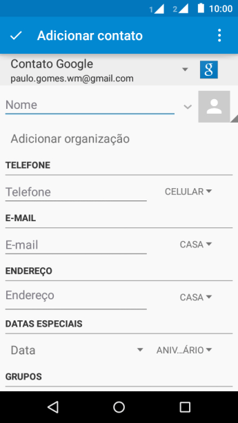 Pressione o ícone de foto. Pressione o ícone de foto.