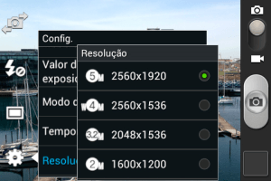 Pressione a resolução desejada. Pressione a resolução desejada.