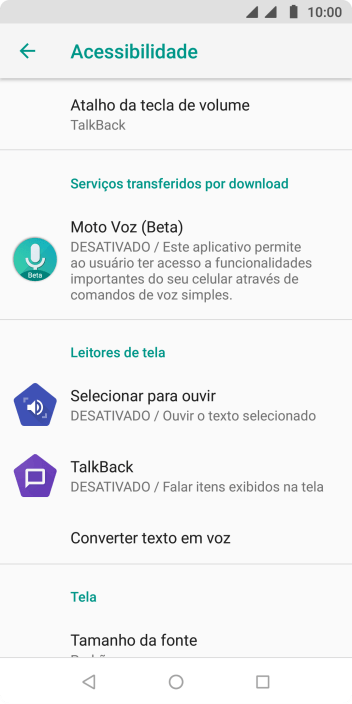 Pressione Selecionar para ouvir. Pressione Selecionar para ouvir.