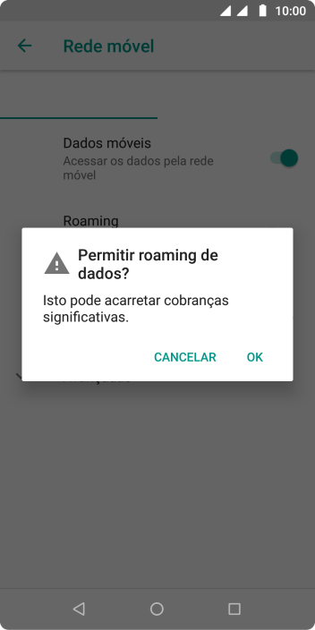Se você quiser ativar a função, deve pressionar OK. Se você quiser ativar a função, deve pressionar OK.