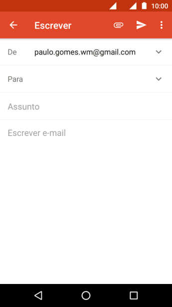 Pressione Para, e digite as primeiras letras do destinatário. Pressione Para, e digite as primeiras letras do destinatário.