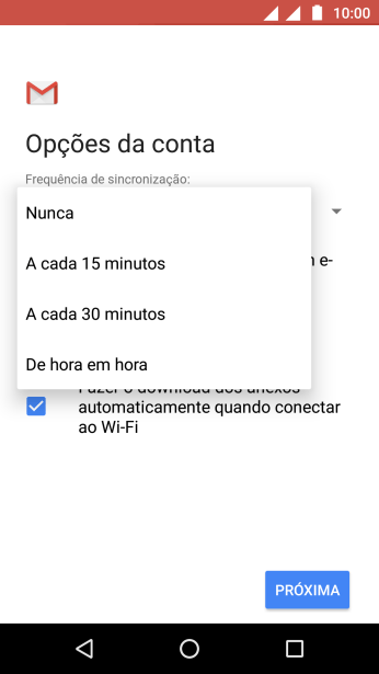 Pressione a configuração desejada. Pressione a configuração desejada.