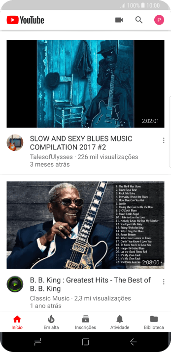 Pressione o ícone de fazer upload, e navegue até o vídeo desejado. Pressione o ícone de fazer upload, e navegue até o vídeo desejado.