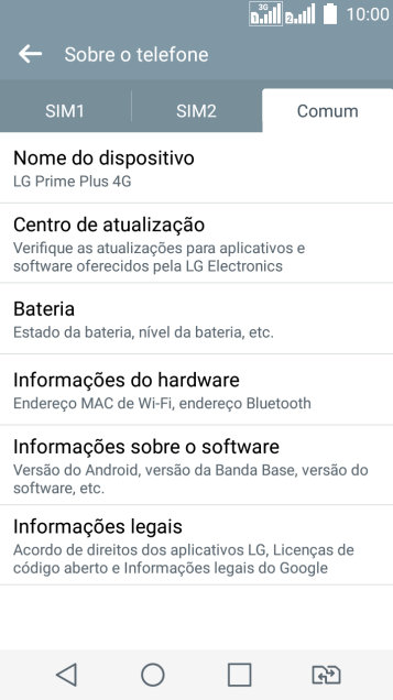 Pressione Centro de atualização. Pressione Centro de atualização.