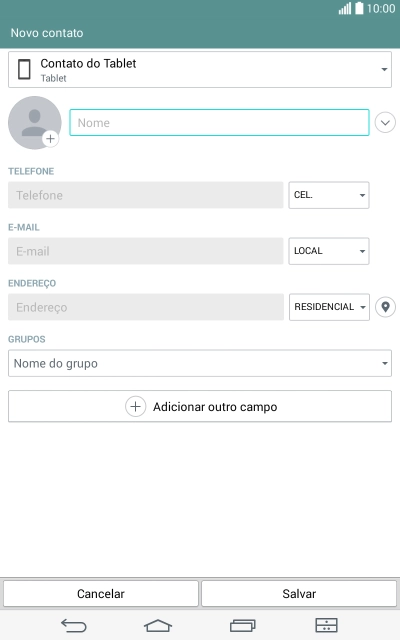 Pressione o ícone de foto. Pressione o ícone de foto.