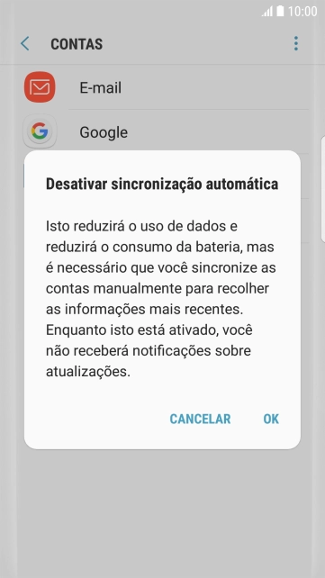 Pressione OK para desativar a função. Pressione OK para desativar a função.