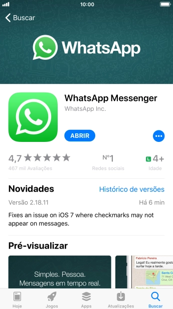 Pressione a tecla de início para voltar à tela inicial. Pressione a tecla de início para voltar à tela inicial.