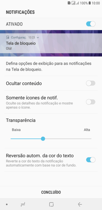 Pressione as configurações desejadas. Pressione as configurações desejadas.
