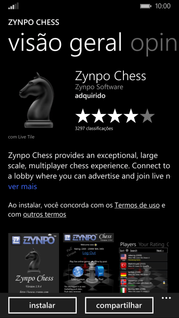 Se você quiser instalar um app grátis, deve pressionar instalar, e seguir as instruções da tela para instalá-lo. Se você quiser instalar um app grátis, deve pressionar instalar, e seguir as instruções da tela para instalá-lo.