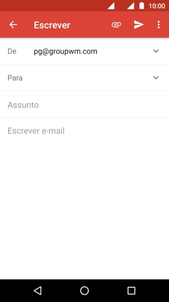 Pressione Para, e digite as primeiras letras do destinatário. Pressione Para, e digite as primeiras letras do destinatário.
