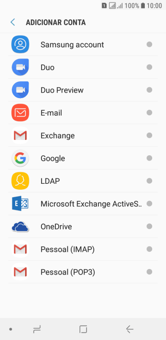 Pressione E-mail. Pressione E-mail.