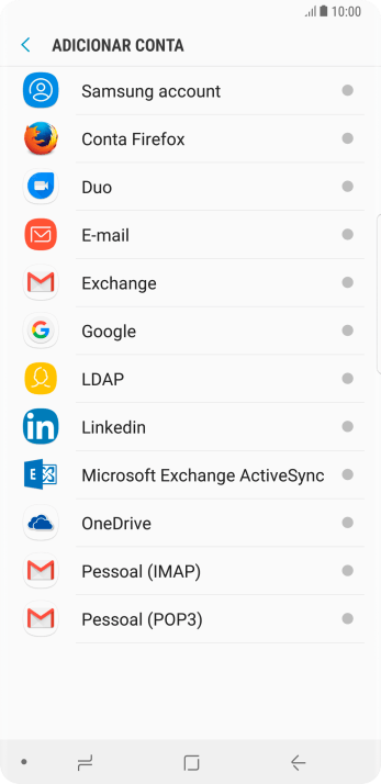Pressione E-mail. Pressione E-mail.