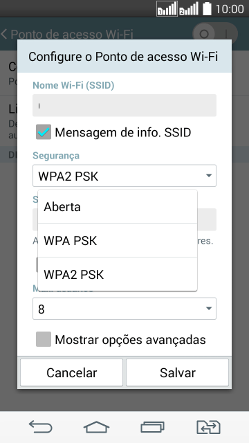 Pressione WPA2 PSK para proteger seu Roteador Wi-Fi com uma senha. Pressione WPA2 PSK para proteger seu Roteador Wi-Fi com uma senha.