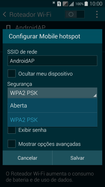 Pressione WPA2 PSK para proteger seu Roteador Wi-Fi com uma senha. Pressione WPA2 PSK para proteger seu Roteador Wi-Fi com uma senha.