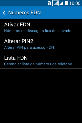 Pressione Lista FDN. Pressione Lista FDN.