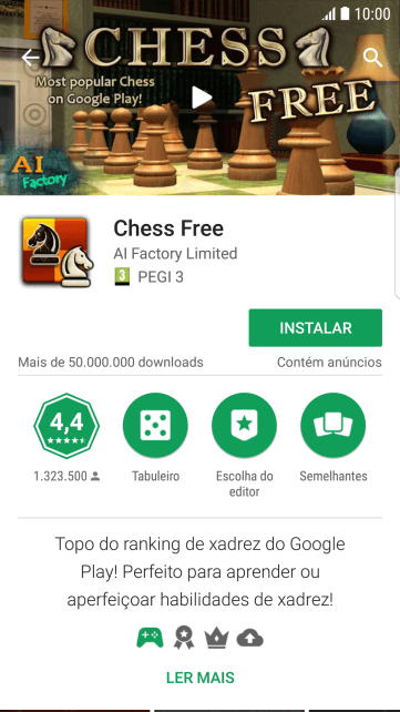 Pressione INSTALAR, e siga as indicações da tela para instalar o app. Pressione INSTALAR, e siga as indicações da tela para instalar o app.