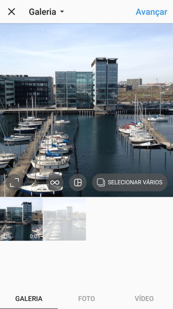 Pressione GALERIA, e navegue até a foto ou vídeo desejado. Pressione GALERIA, e navegue até a foto ou vídeo desejado.