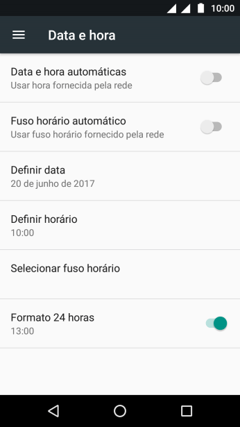 Pressione o indicador ao lado de Pressione o indicador ao lado de