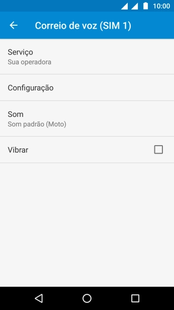 Pressione Configuração. Pressione Configuração.