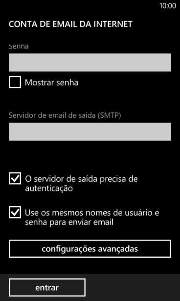 Pressione O servidor de saída precisa de autenticação para ativar a função. Pressione O servidor de saída precisa de autenticação para ativar a função.