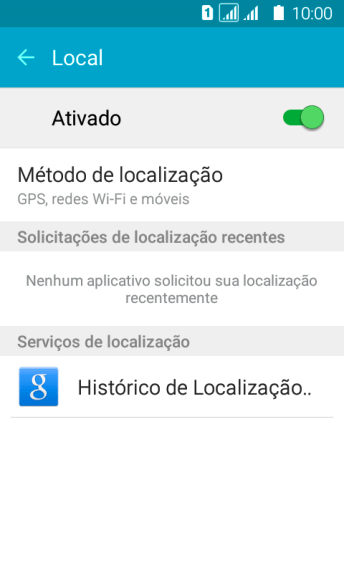 Pressione Método de localização. Pressione Método de localização.