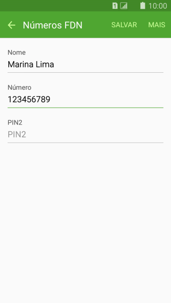 Pressione PIN2. Pressione PIN2.