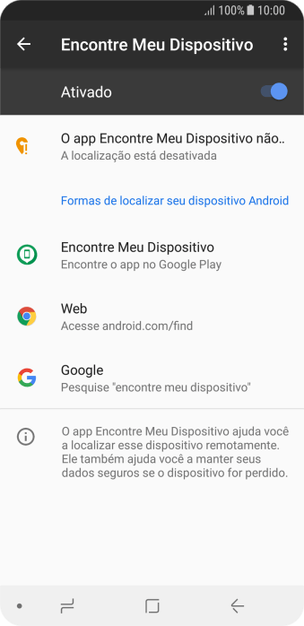 Pressione o indicador para ativar a função. Pressione o indicador para ativar a função.