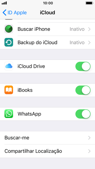 Pressione Buscar iPhone. Pressione Buscar iPhone.