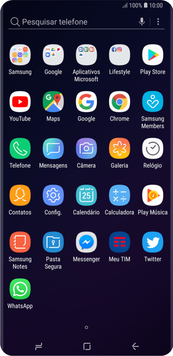Pressione WhatsApp. Pressione WhatsApp.