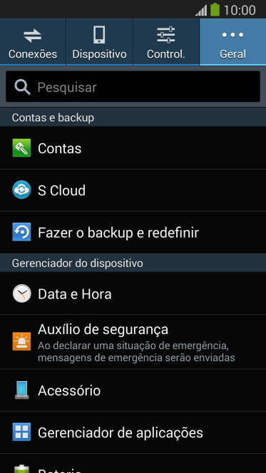 Pressione Fazer o backup e redefinir. Pressione Fazer o backup e redefinir.