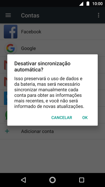 Pressione OK para ativar ou desativar a função. Pressione OK para ativar ou desativar a função.