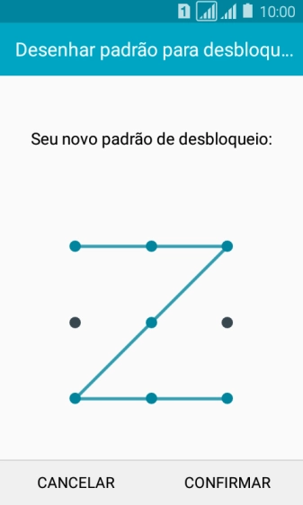 Repita o código do celular selecionado, e pressione CONFIRMAR. Repita o código do celular selecionado, e pressione CONFIRMAR.
